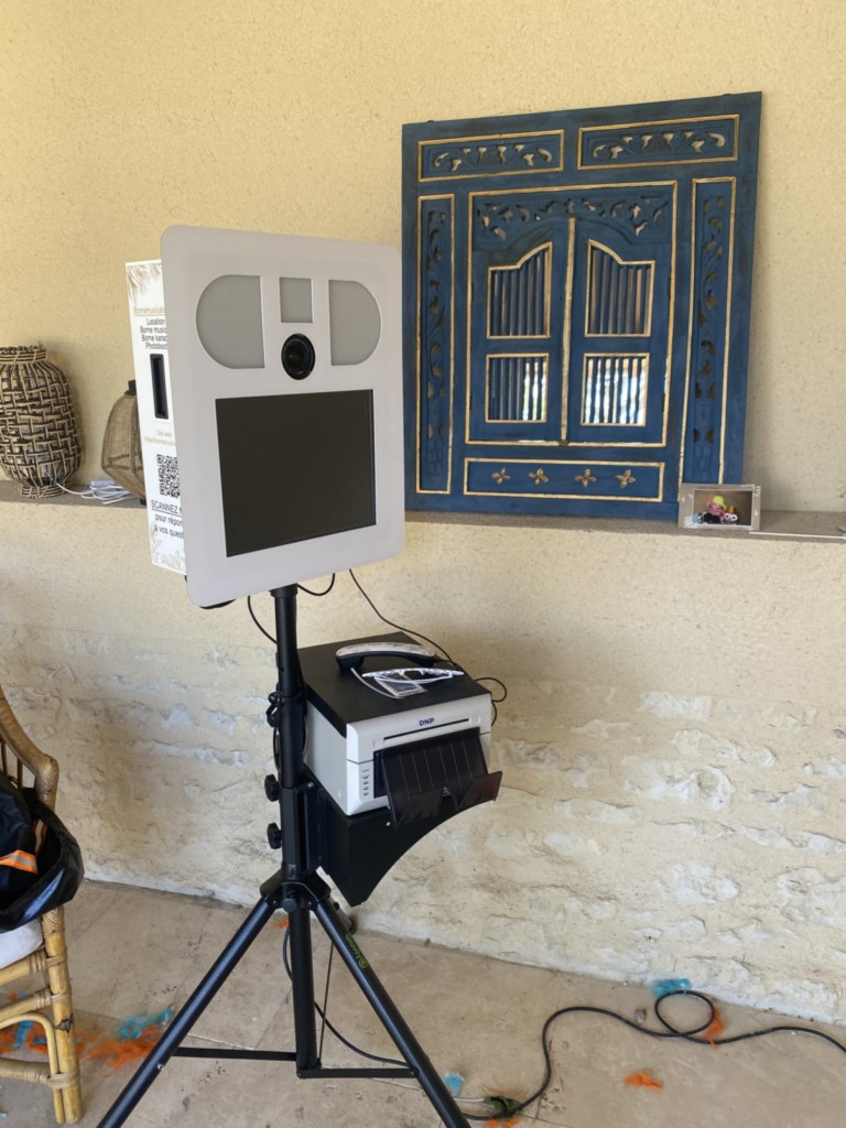 borne selfie mariage